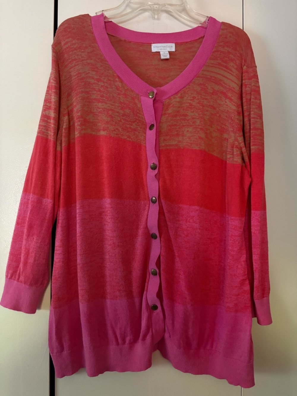 Cute Spring Charter Club Cardigan 1X